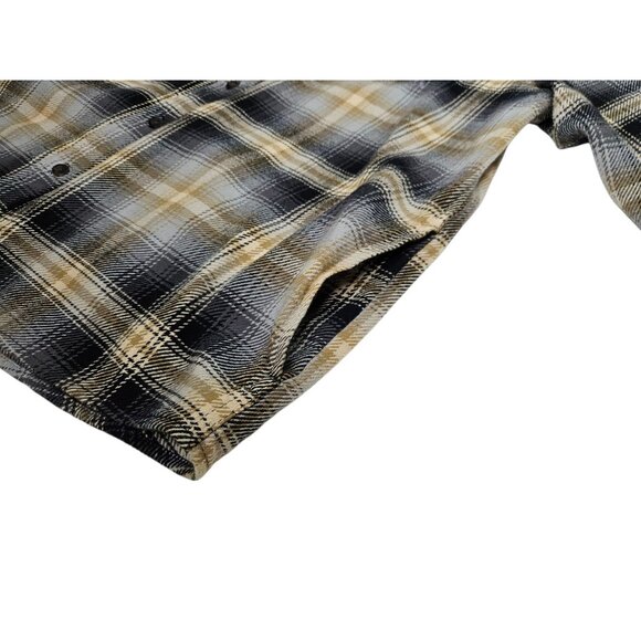 Orvis Heavy Flannel Shirt Jacket Shacket Men’s XL Plaid Multicolor Long Sleeve - Picture 4 of 11